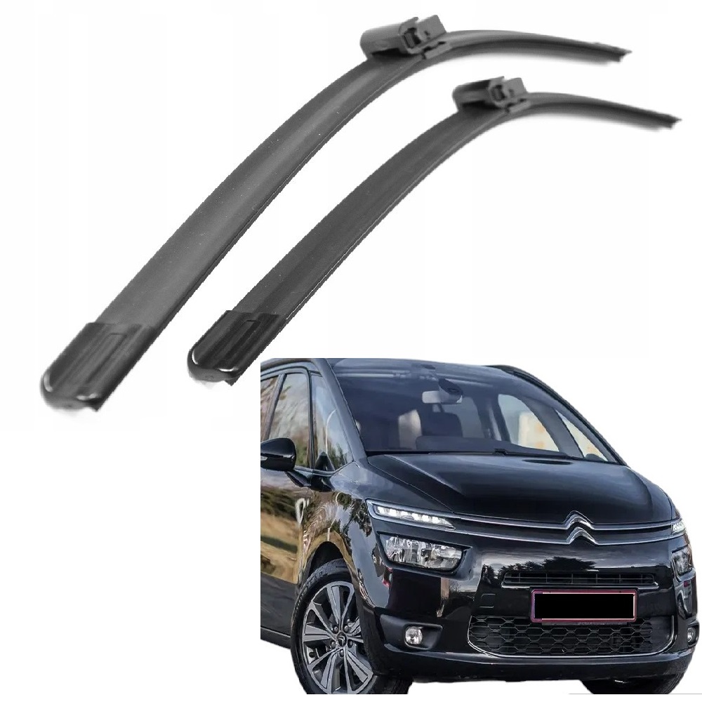 Wycieraczki Przód Nowe Komplet Płaskie Citroen C4 Grand Picasso 06-