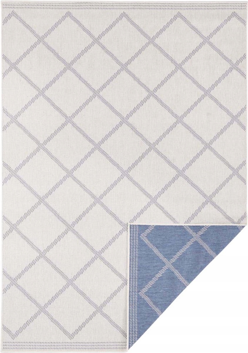 Koberec Běhoun 80x350 cm, oboustranný, plochý tkaný pro chodbu-předsíň