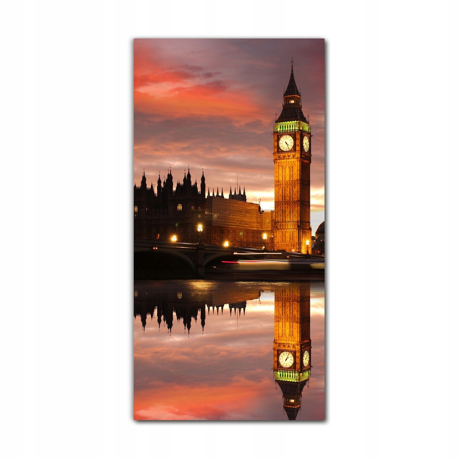 

Obraz na szkle grafika do salonu 70x140 Uk Big Ben