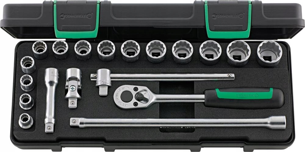 Koncovky nástrčného kľúča 19-dielne 3/8" 45/14/5I Kn Stahlwille