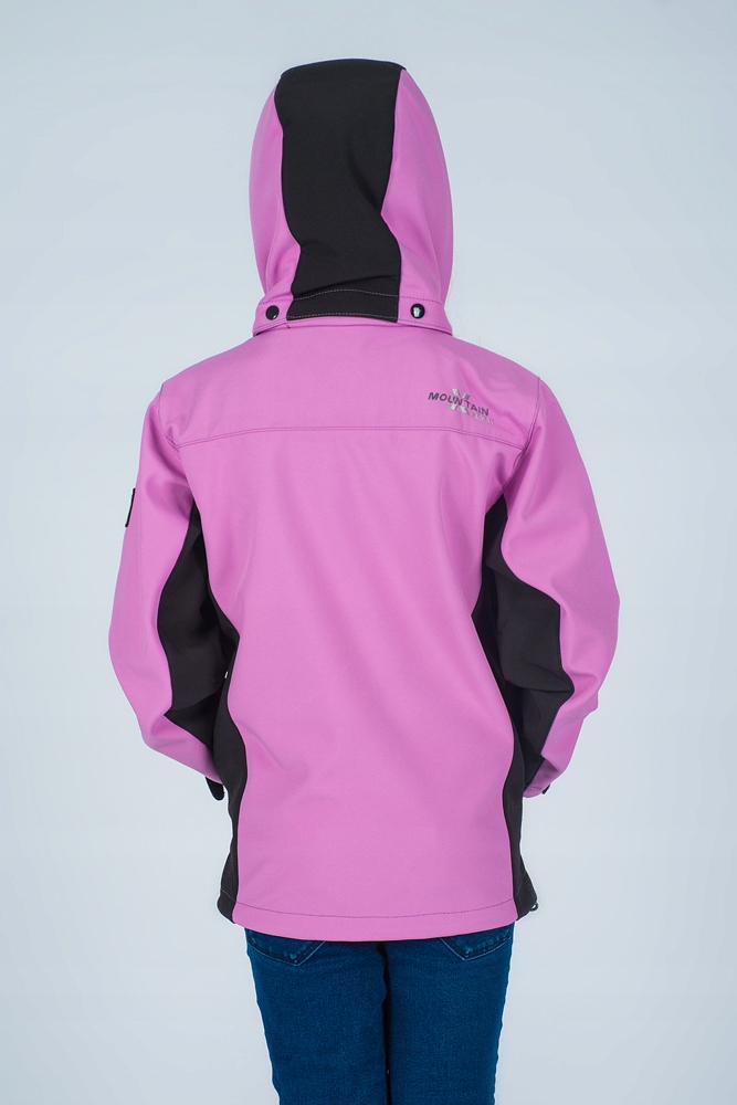 WYPRZEDAŻ Kurtka dziecięca softshell roz. 128-134 Odcień cukierkowy róż