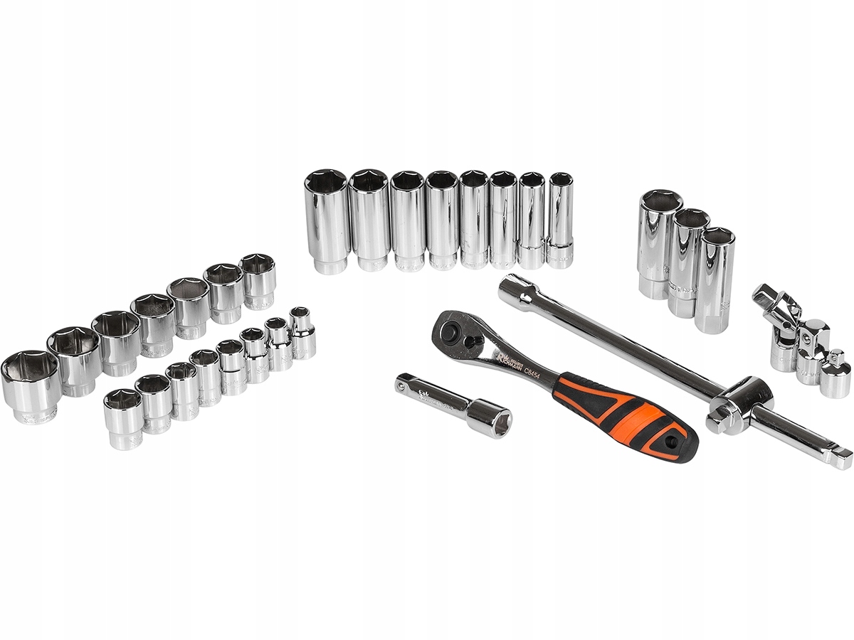 RICHMANN WKŁAD ZESTAW NASADEK 3/8' 8-24 MM 33 EL Waga produktu z opakowaniem jednostkowym 1.5 kg