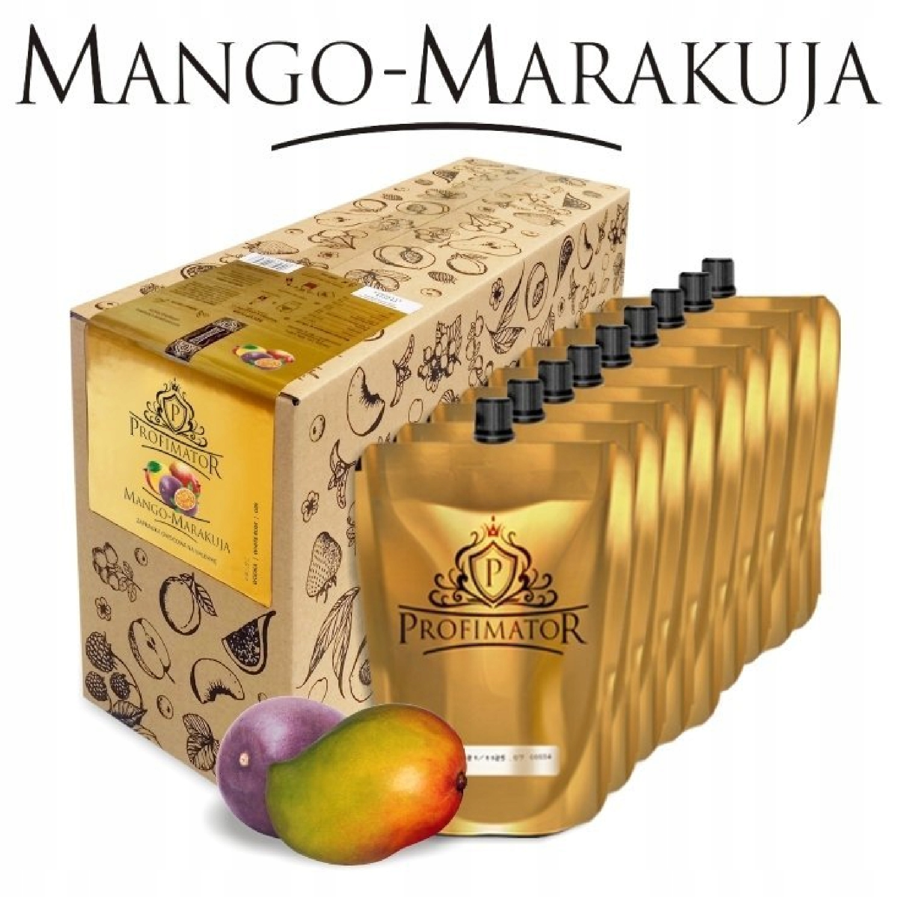 ZAPRAWKA OWOCOWA MANG0-MARAKUJA 9x300ml (2,7 litra)