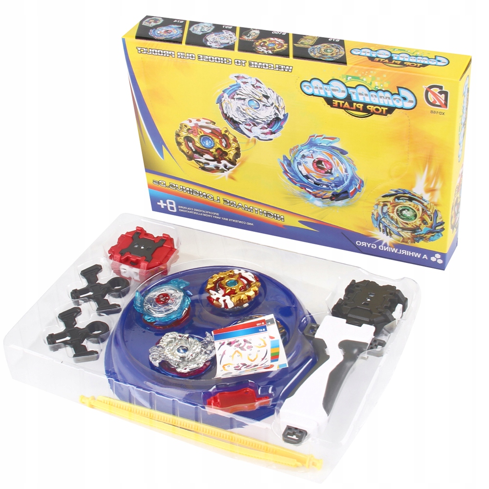

4SZT Bączek Wirujący Beyblades Dysk Spinner Zestaw
