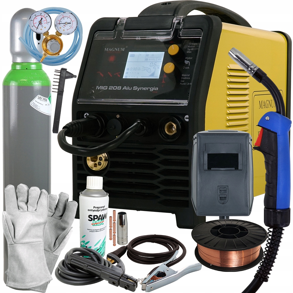 Зварювальний апарат MIGOMAT Magnum MIG 200A Synergia Alu MMA