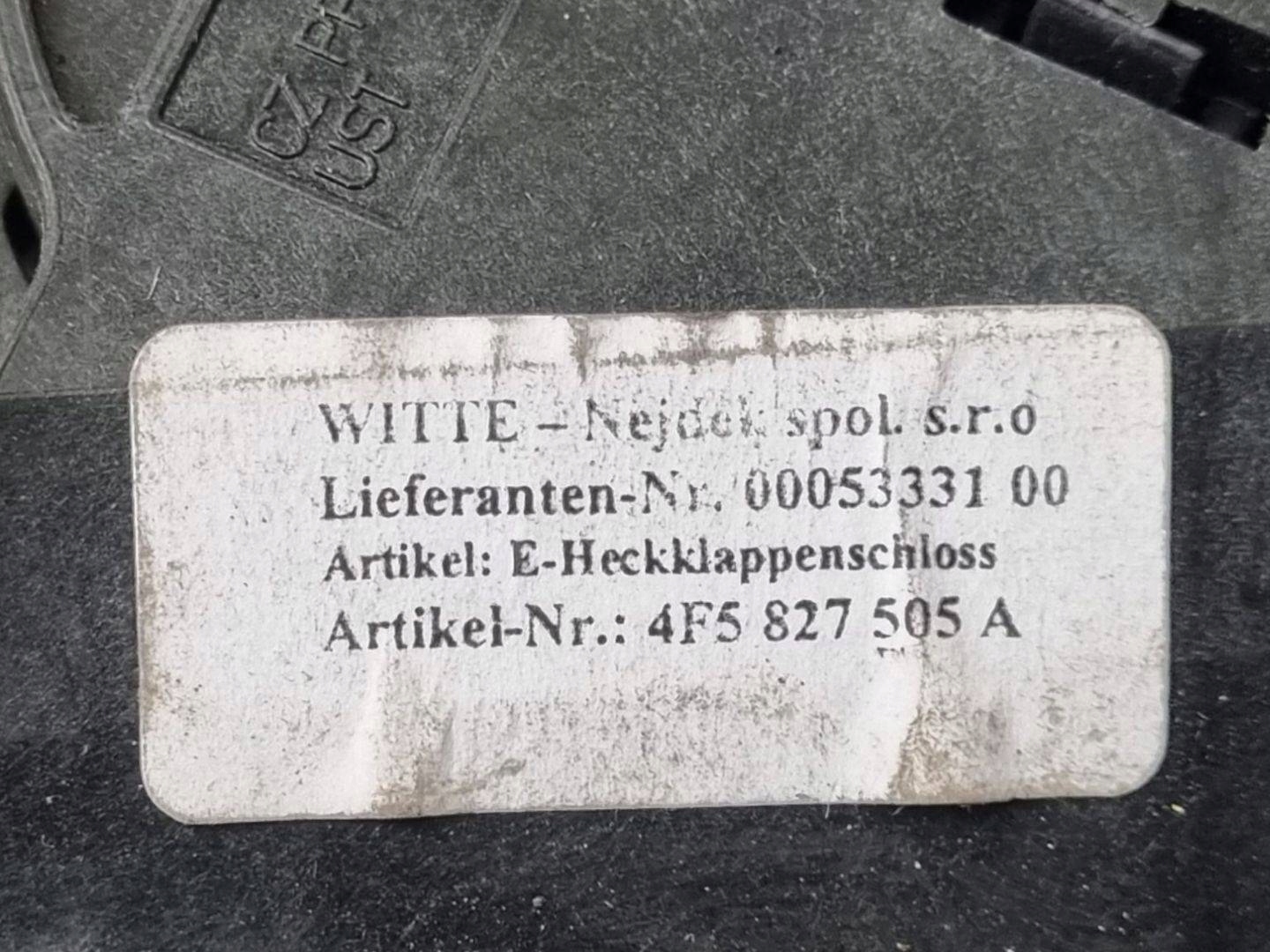 lock bonnet boot Audi A6 C6 2005 4E0827505C
