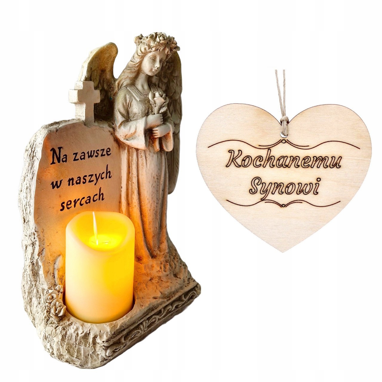 Hřbitovní Svíčka Pro Syna Hřbitovní Svíčka Anděl strážný S Led Svíčka Na Hrob