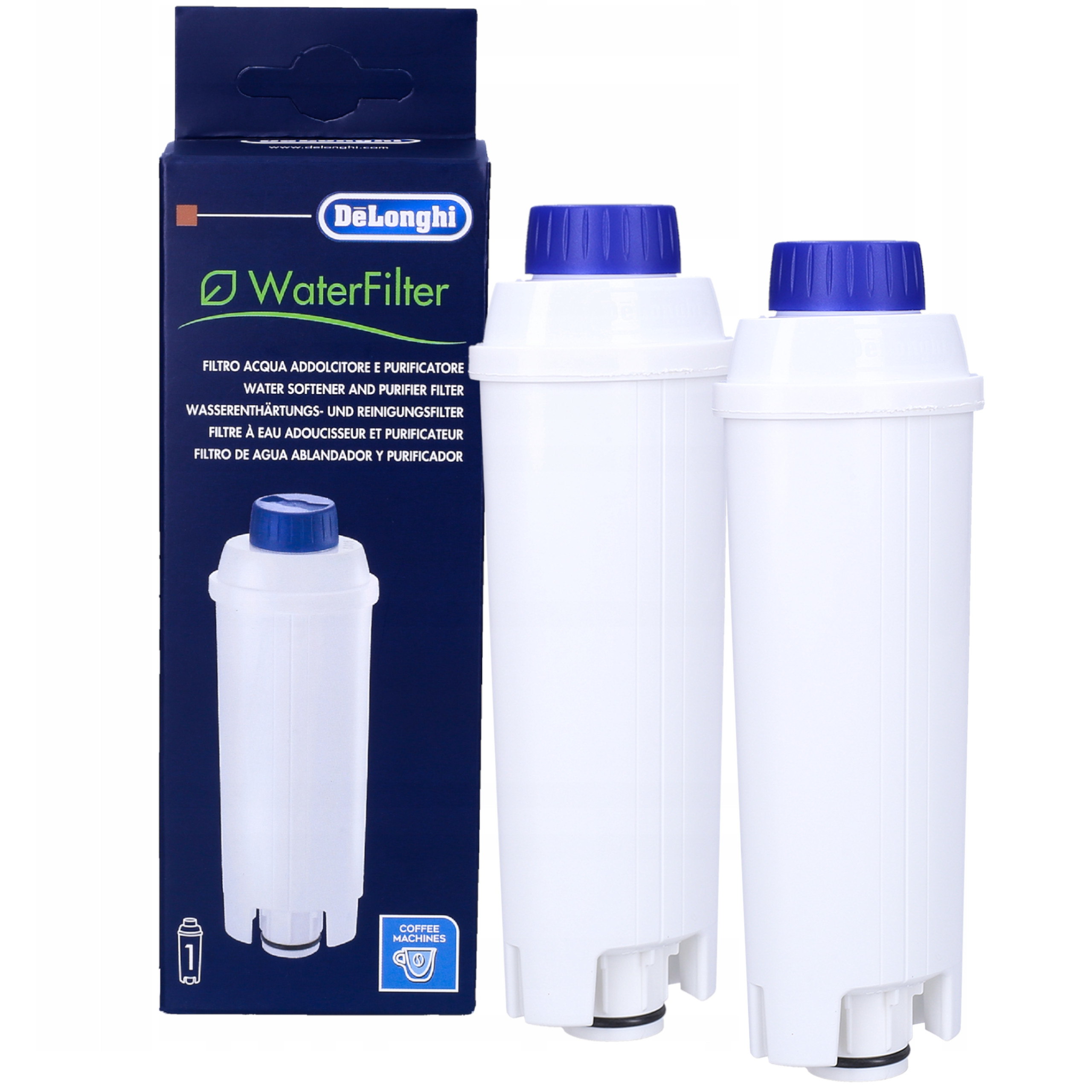 Filtr Delonghi DLSC002 Filtr do ekspresu Delonghi 2 sztuki