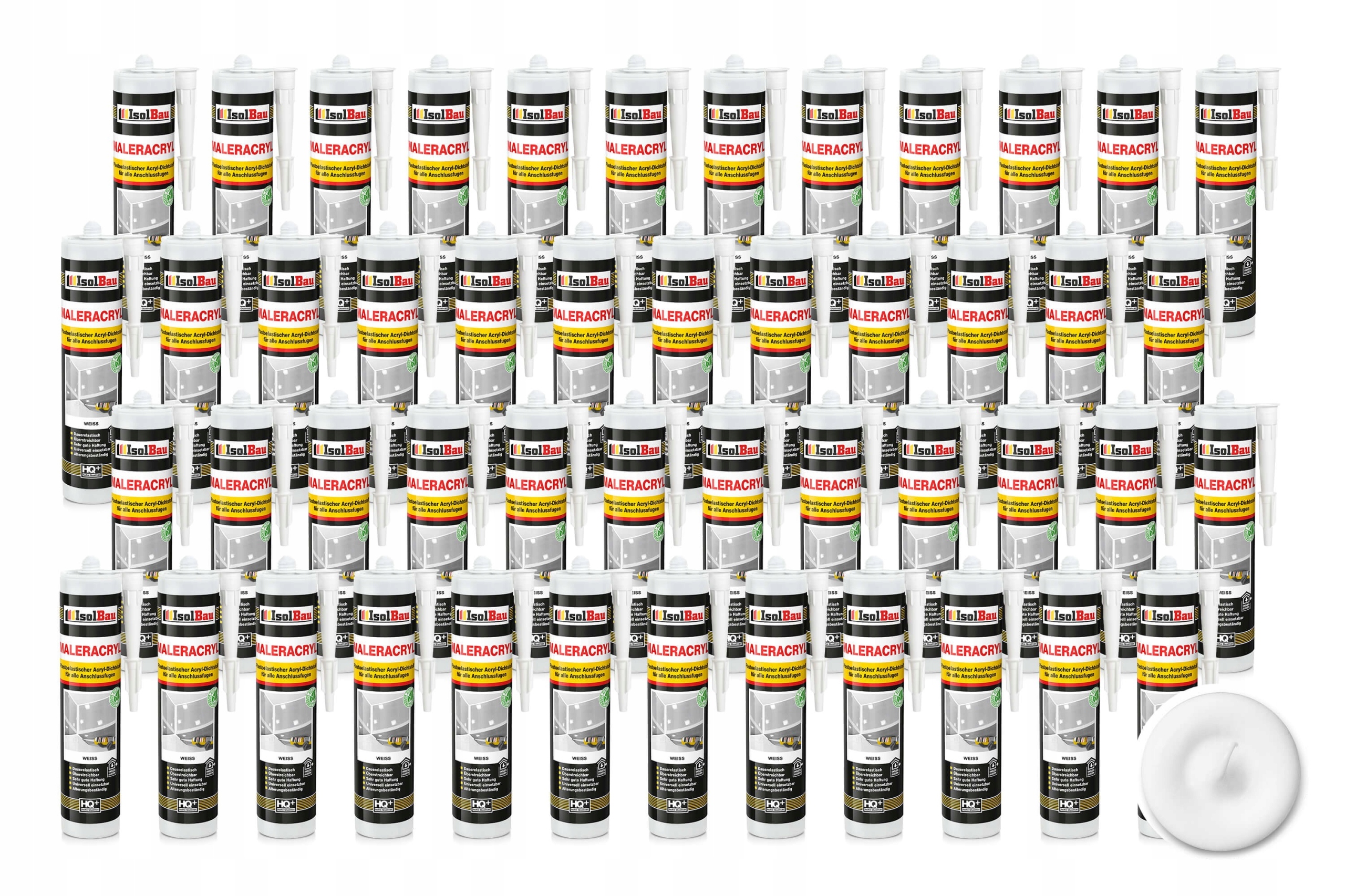 Akryl Bílý Akrylový Tmel 48x300ml Elastický Univerzální Německý