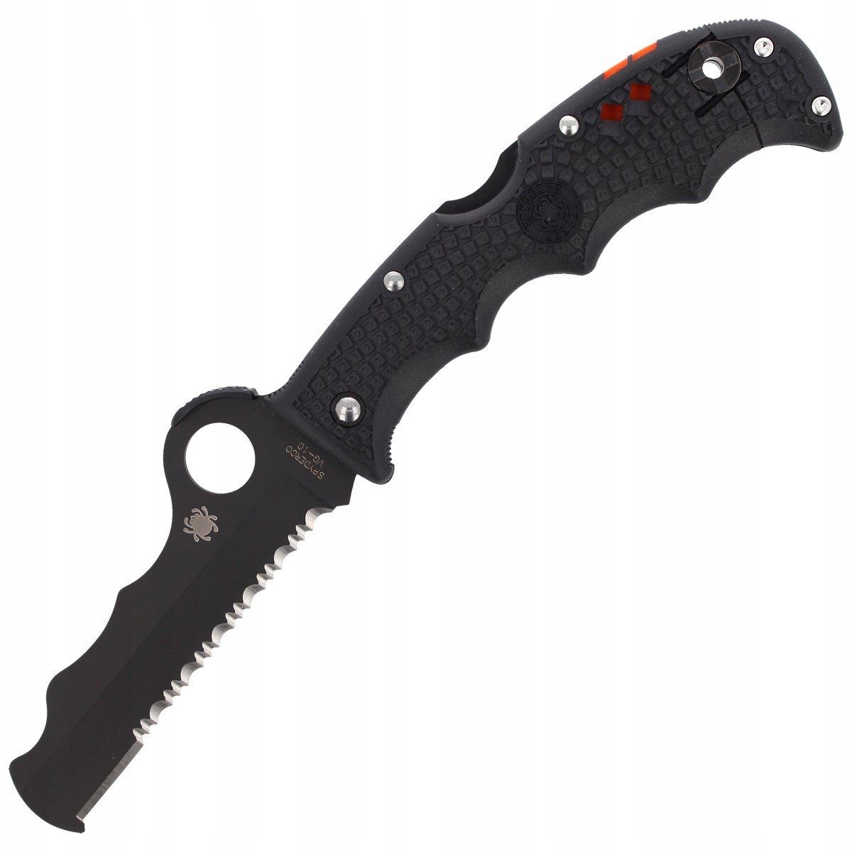 Nóż składany folder Edc Spyderco Assist Frn Stal nierdzewna VG-10 Ticn
