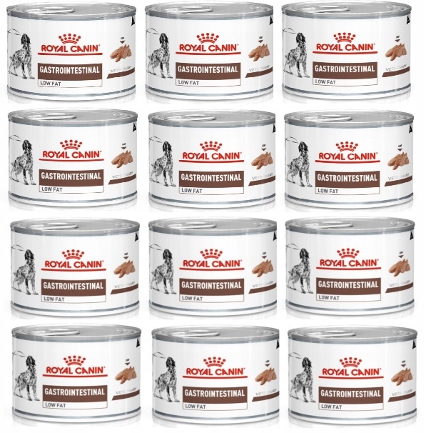 Royal Canin Gastrointestinal Low Fat 12 x 200g mokra karma na trzustkę