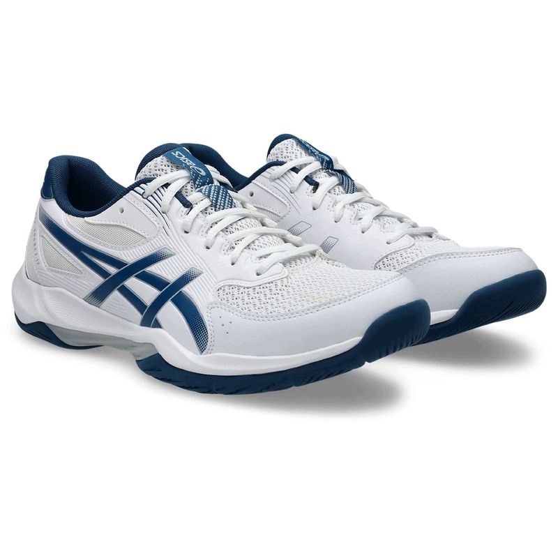 Pánské Volejbalové Boty Asics Gel Rocket 12 White/makao Blue 100 Men 43,5