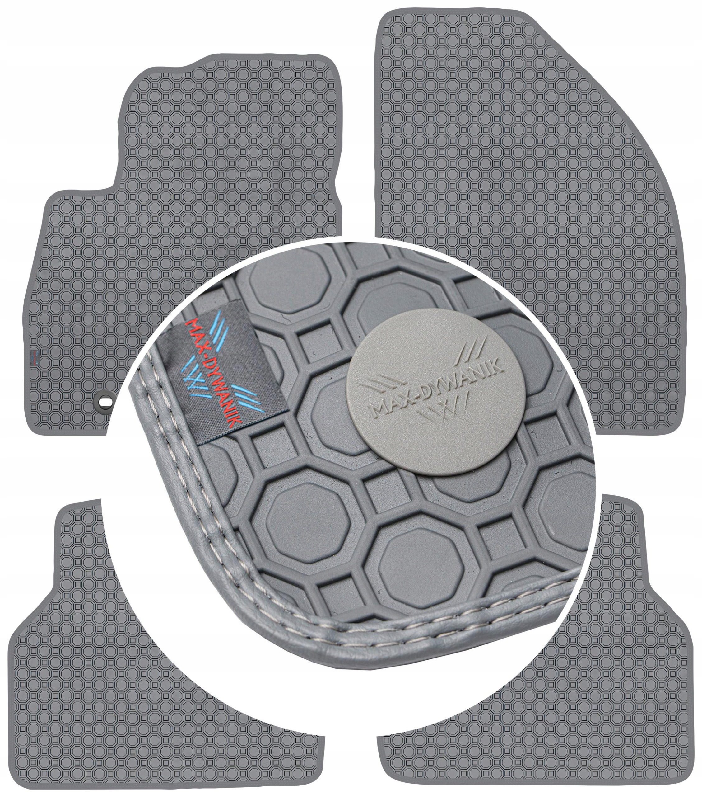 Ford Focus II 2004-2007 Koberce Popielate