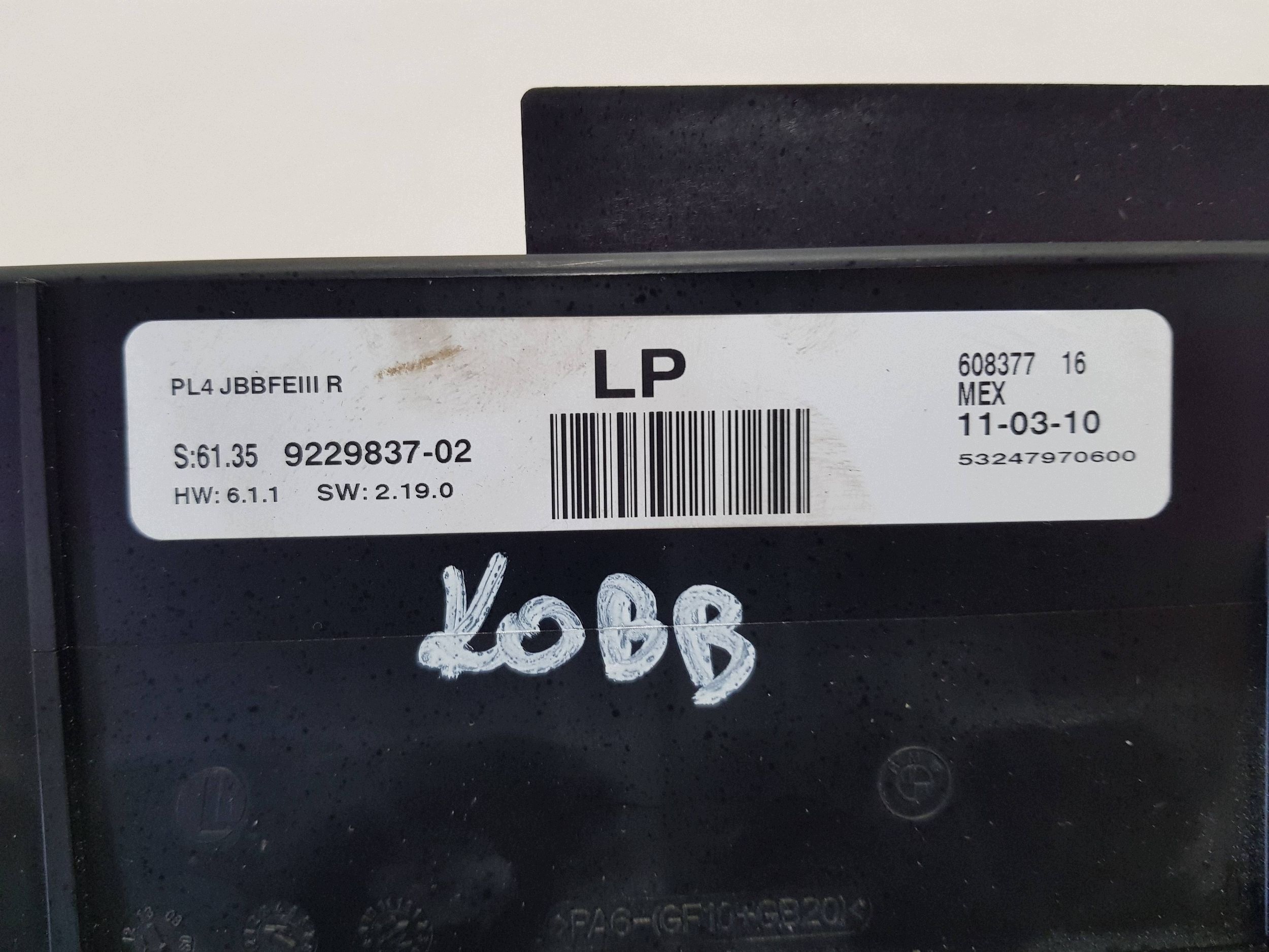 module control unit KOMFORTU BMW X5 E70 9229837 E71 X6 LCI LIFT