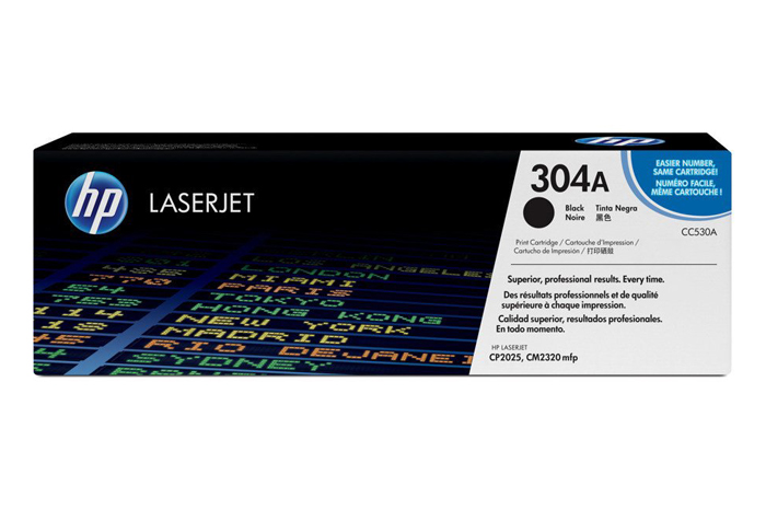 Originálny toner Black Hp Color LaserJet CP2025 CM2320 (304A CC530A)