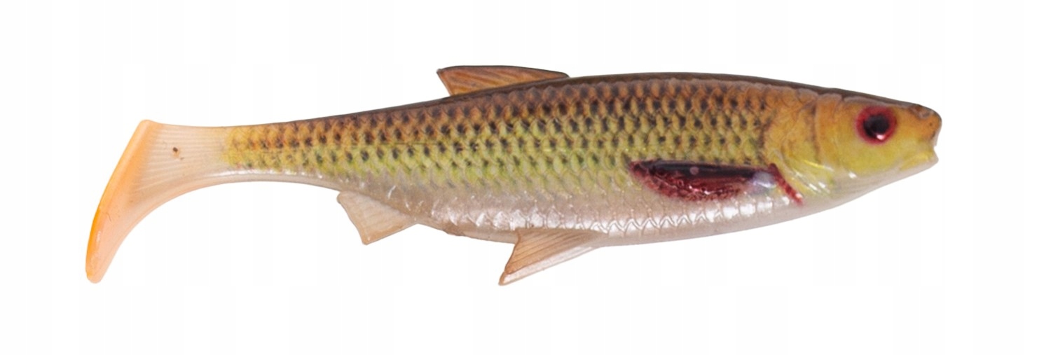 Przynęta Spinningowa Guma Szczupak Sandacz Okoń Złota 10CM- 1SZTUKA