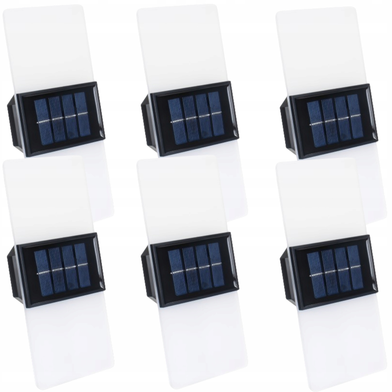 6 x Solární lampa Dekorativní zahradní Led osvětlení terasy balkonu