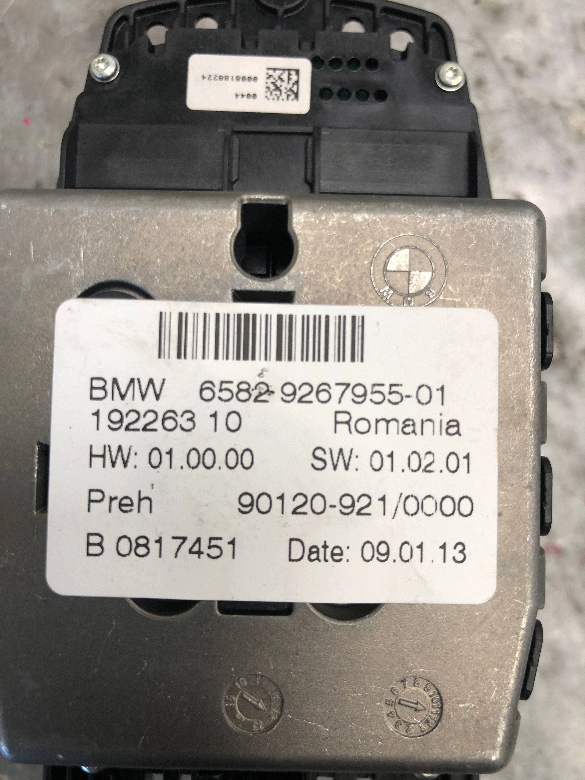 PANEL Bouton IDRIVE BMW F31 9267955