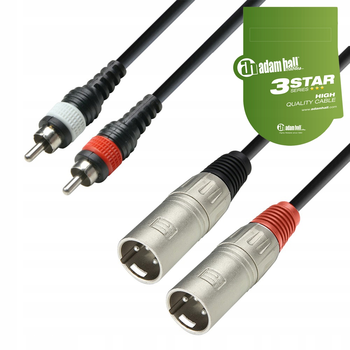 Kabel RCA - XLR Adam Hall K3TMC0600 6 m