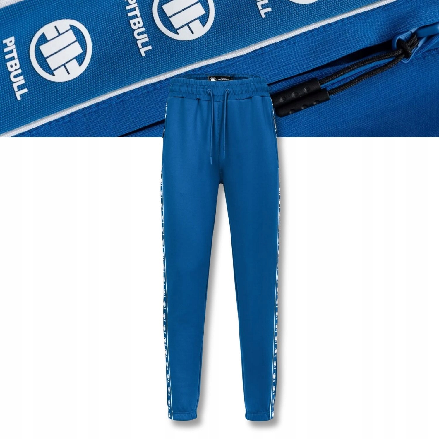 Męskie Spodnie dresowe Pitbull Oldschool Powers regularny fason XL