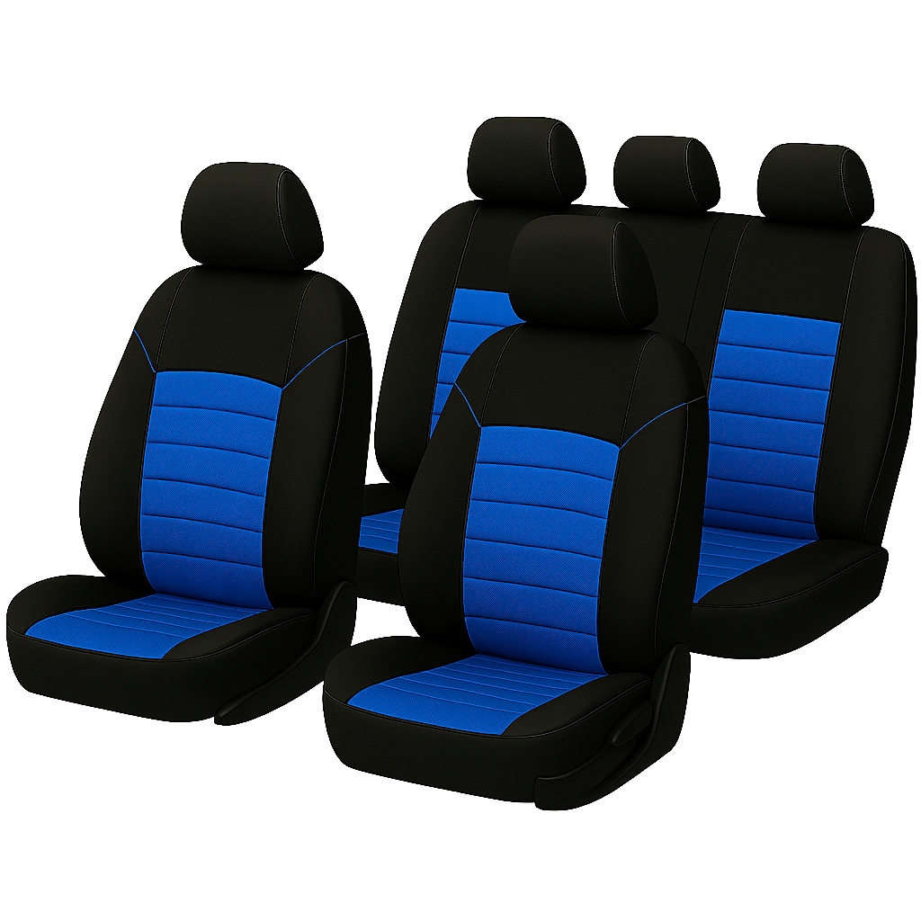 Pokrowce na fotele samochodowe komplet materiał uniwersalne TBcars