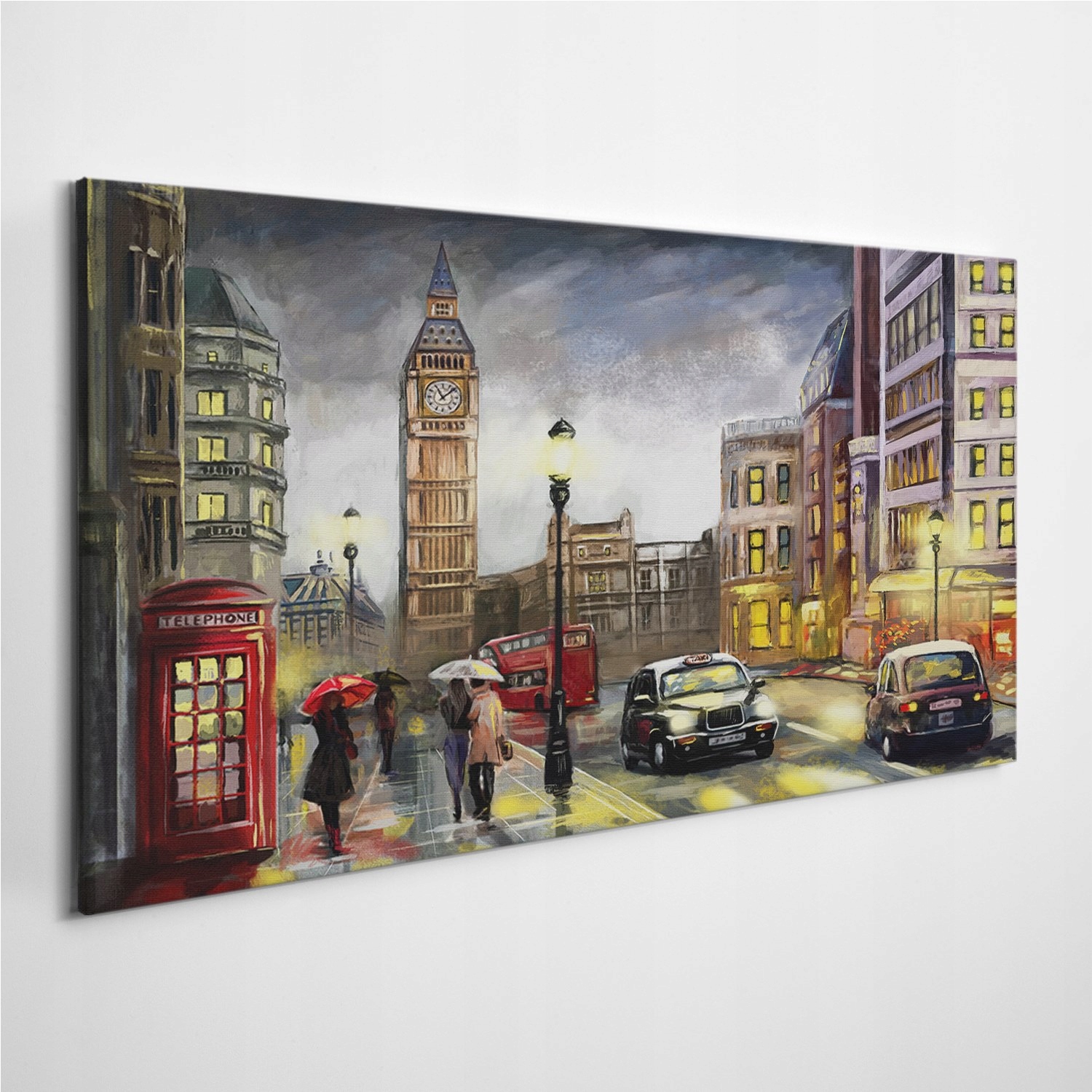 

Zdjęcie na foto-obrazie Londyn Big Ben Auta 120x60