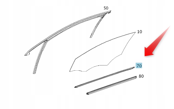 Shrnovací Lišta Mercedes A Třída W176 Přední Pračka