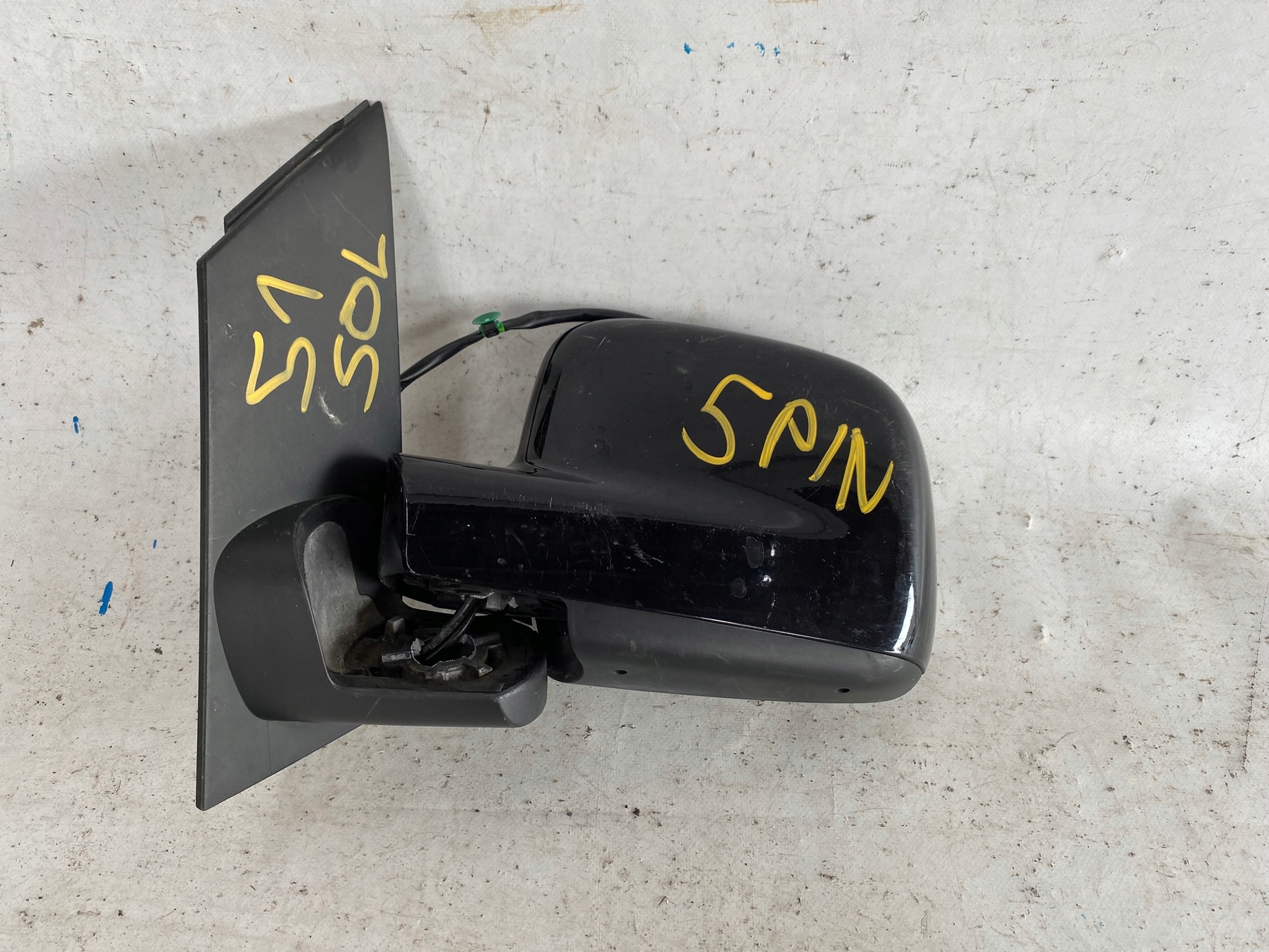 VW CADDY III LIFT 11- mirror left 5 PIN 2K5857501BH