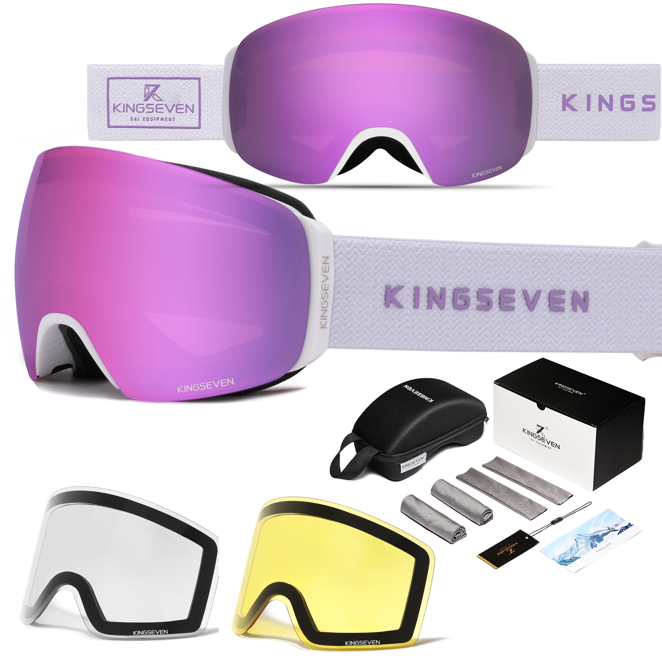 Lyžařské Brýle Snowboardové Brýle Na Lyže Snowboard Vyměnitelné Skla