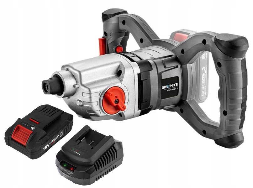 Graphite Míchačka Míchadlo 58G084 Sada Akumulátor 4AH Bezkartáčová 18V