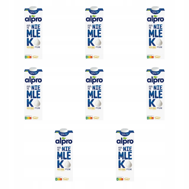 Alpro ovesné vločky 3,5% hrubé, Ne mléko* Uht 1 l X8