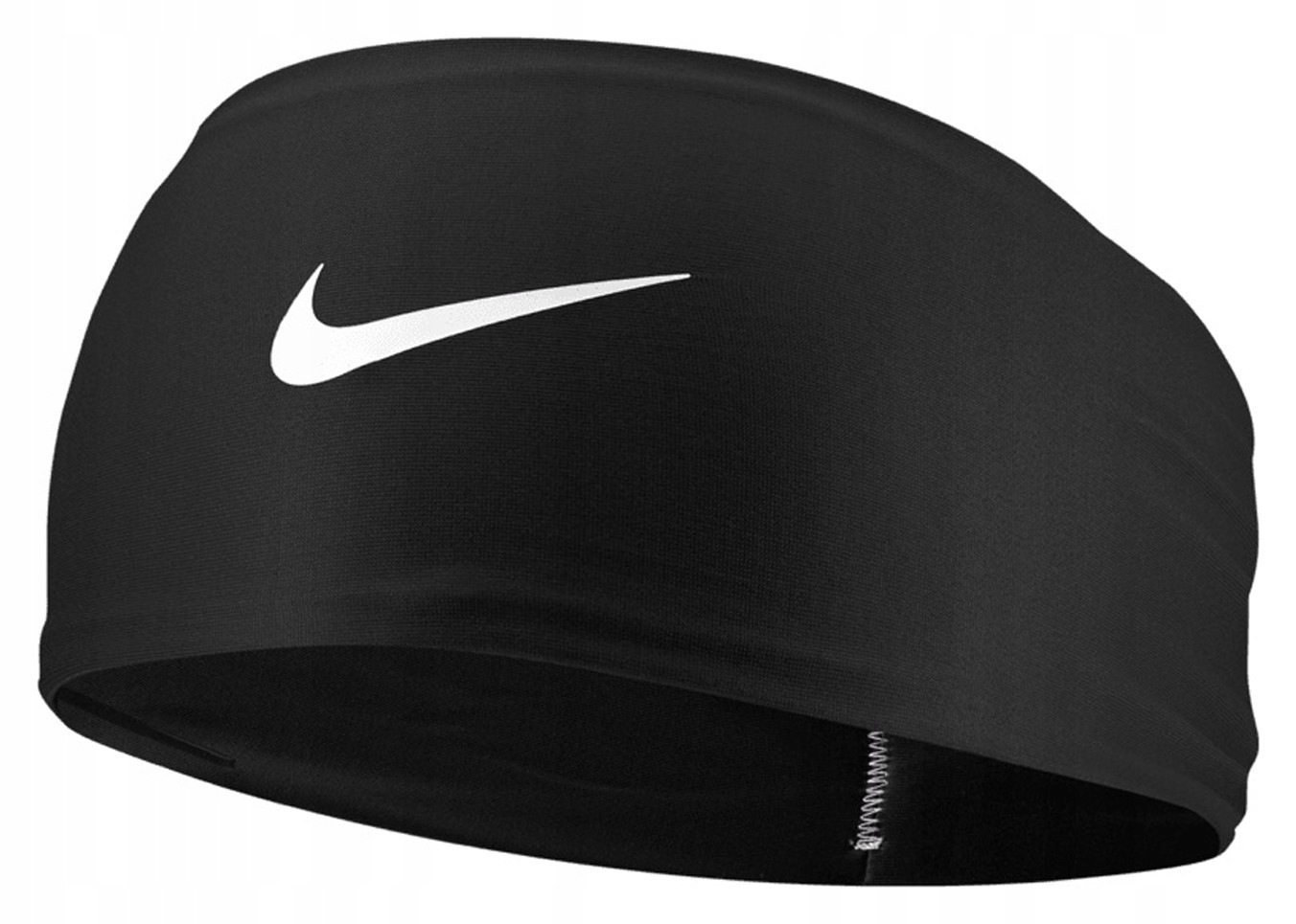 Opaska uniwersalna Nike Dri-fit Fury Classic Wide Headband czarna