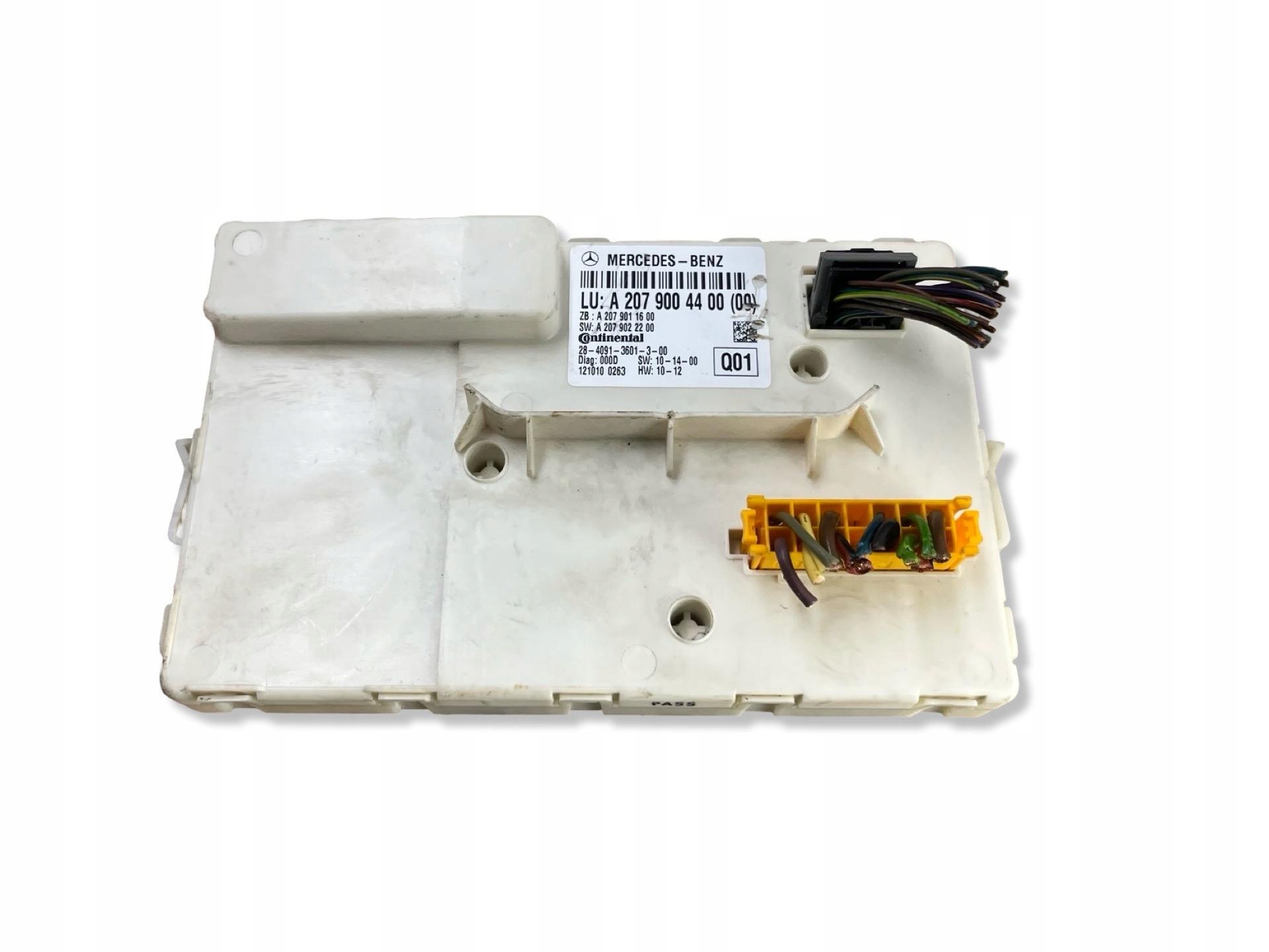 comfort control unit Mercedes-Benz E W207 C207 2012 A2079004400