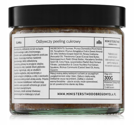 

Ministerstwo Dobrego Mydła Peeling Śliwka 300g