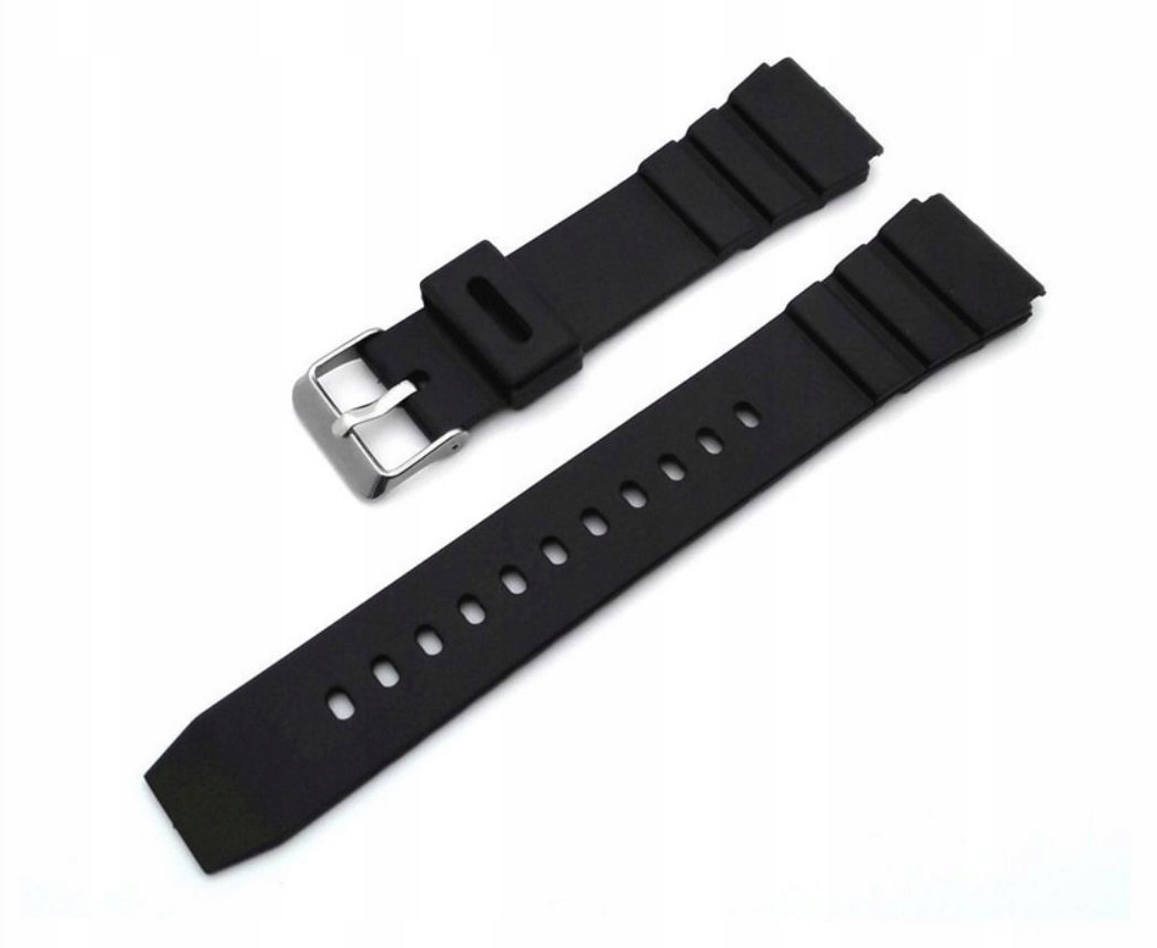 

Pasek do zegarka silikonowy #4 20mm czarny