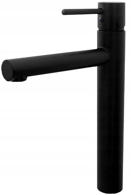 VELDMAN CZARNA BATERIA UMYWALKOWA WYSOKA HELIA BLACK MAT