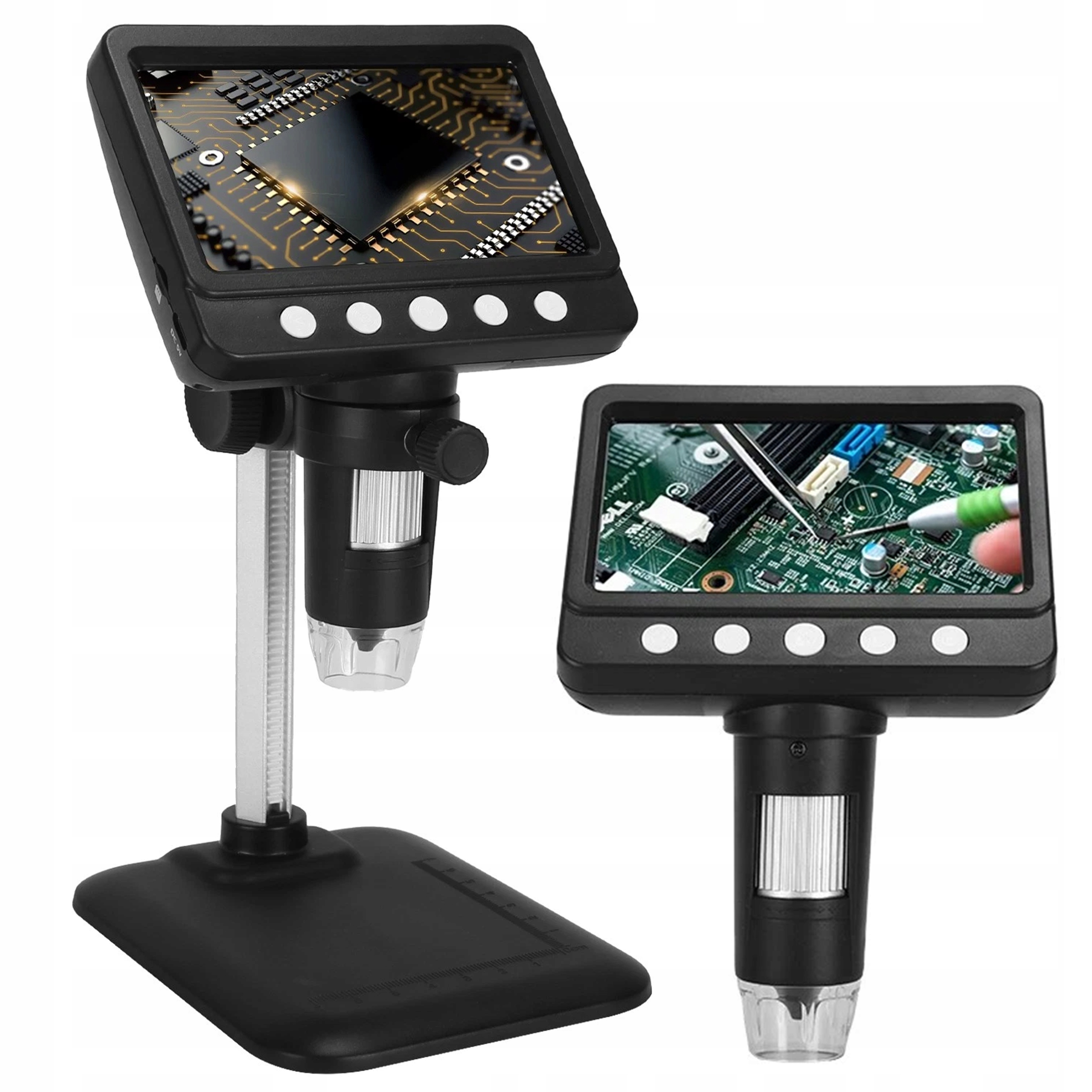 Digitální Přenosný Ruční Vědecký Mikroskop 50-1000X Funkce Foto Videa