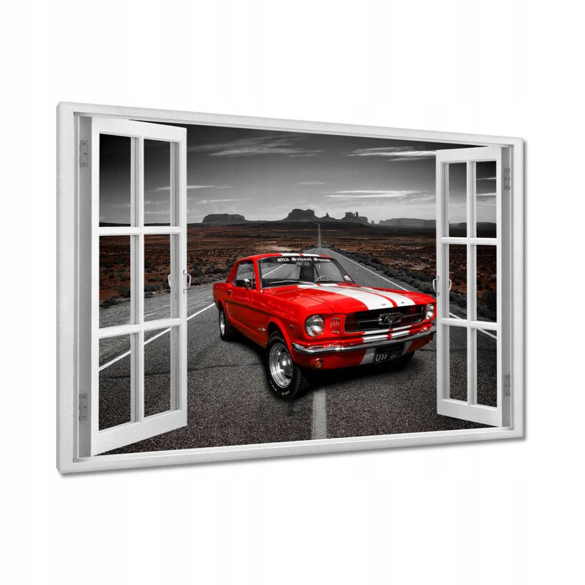 Obrazy 120x80 Červený Ford Mustang