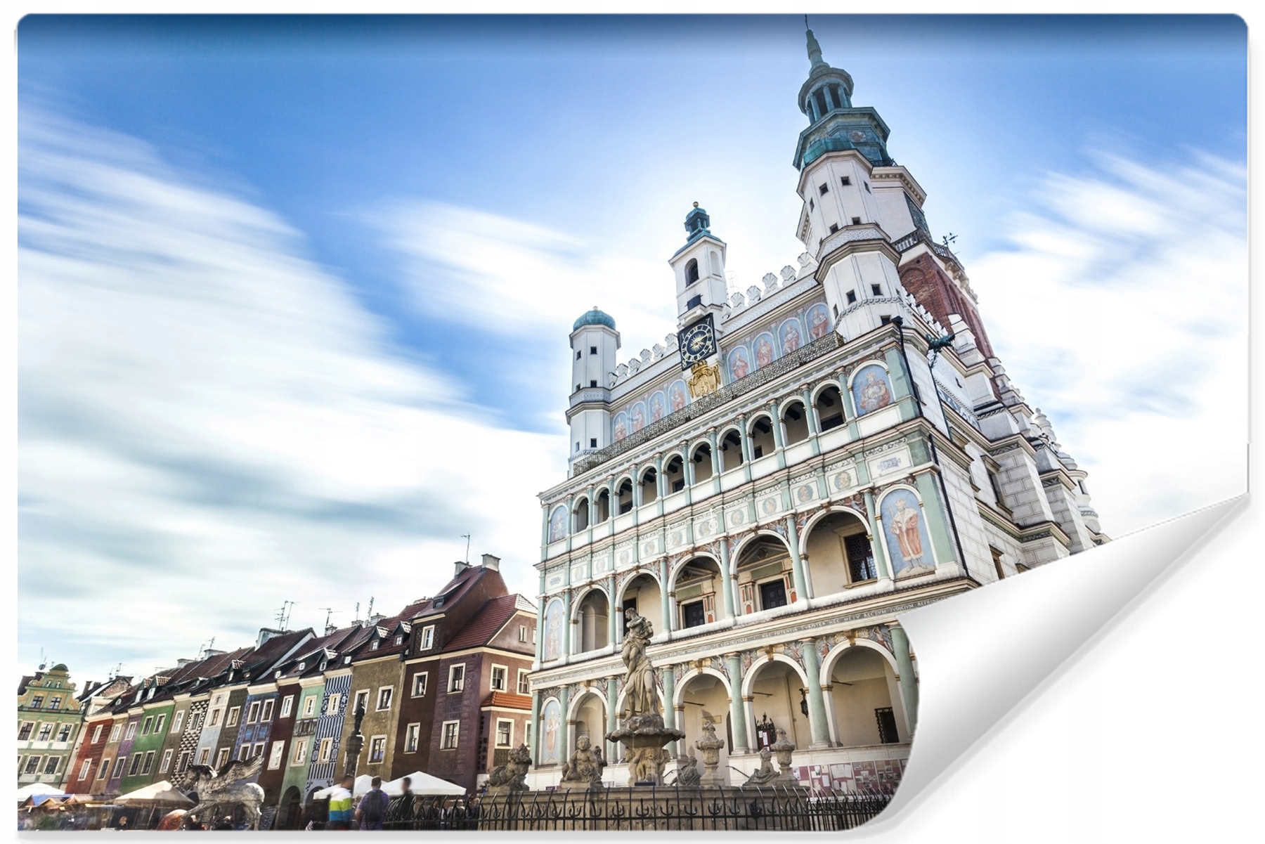 Fototapeta Poznaň radnice trh do ložnice 315x210