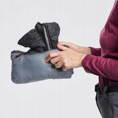 Kamizelka trekkingowa damska Forclaz MT100 Materiał dominujący Poliamid