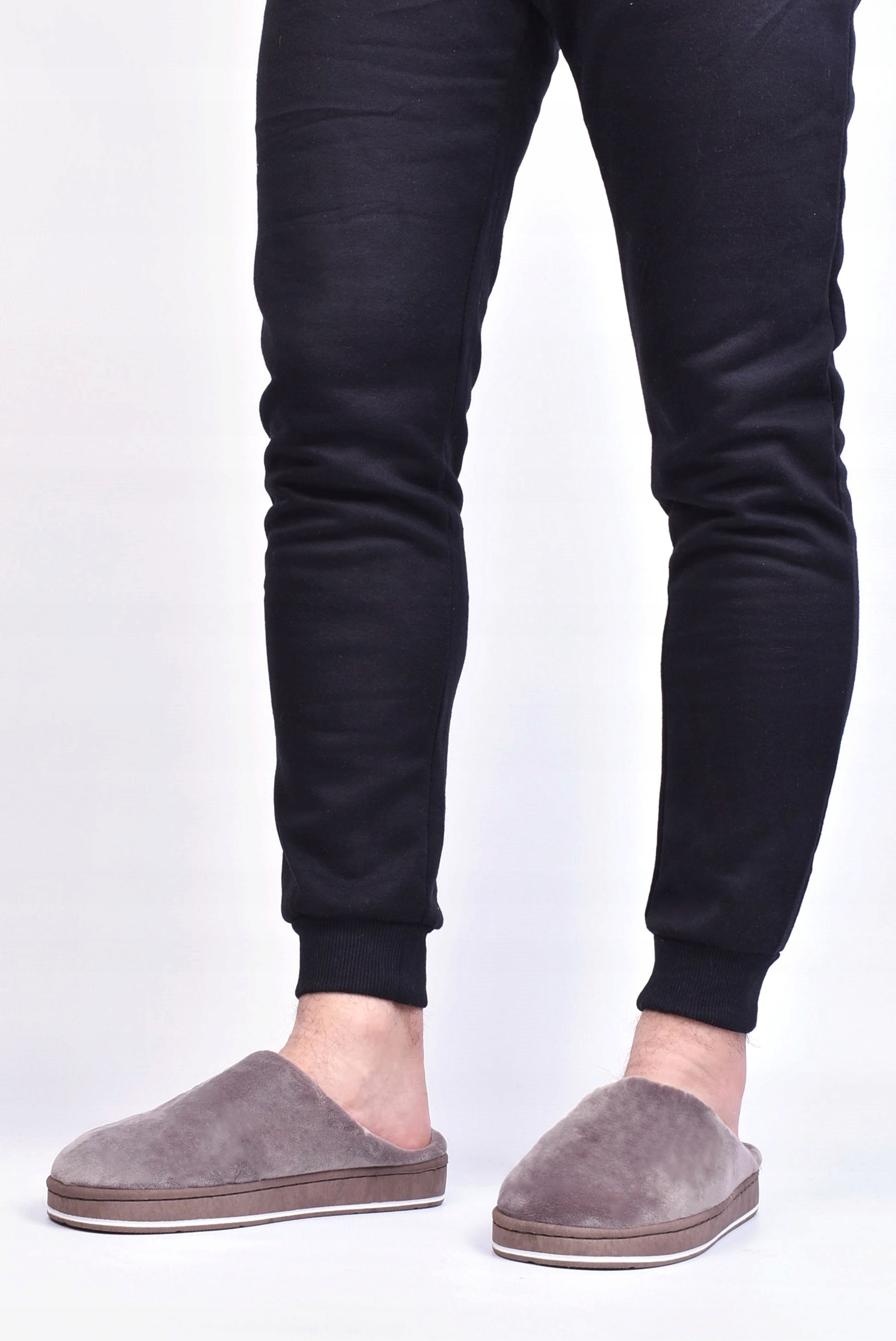 MIĘKKIE DAMSKIE KAPCIE PLUSZOWE PAPCIE DO DOMU BUTY PANTOFLE Rozmiar 41