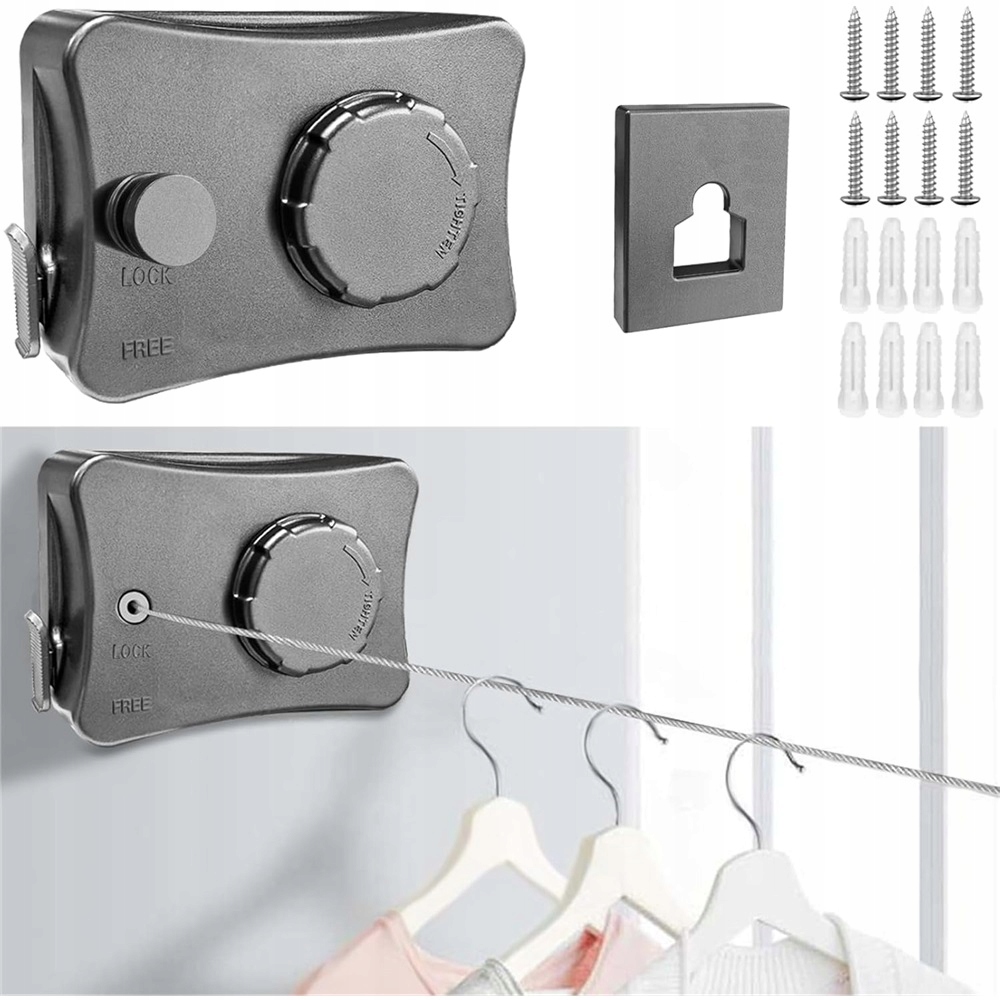 Levně Sušák Pevná Šňůrková Roztahovatelná 5.1 m