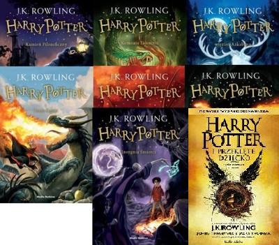 Harry Potter 1+2+3+4+5+6+7+8 J.k. Rowling m.