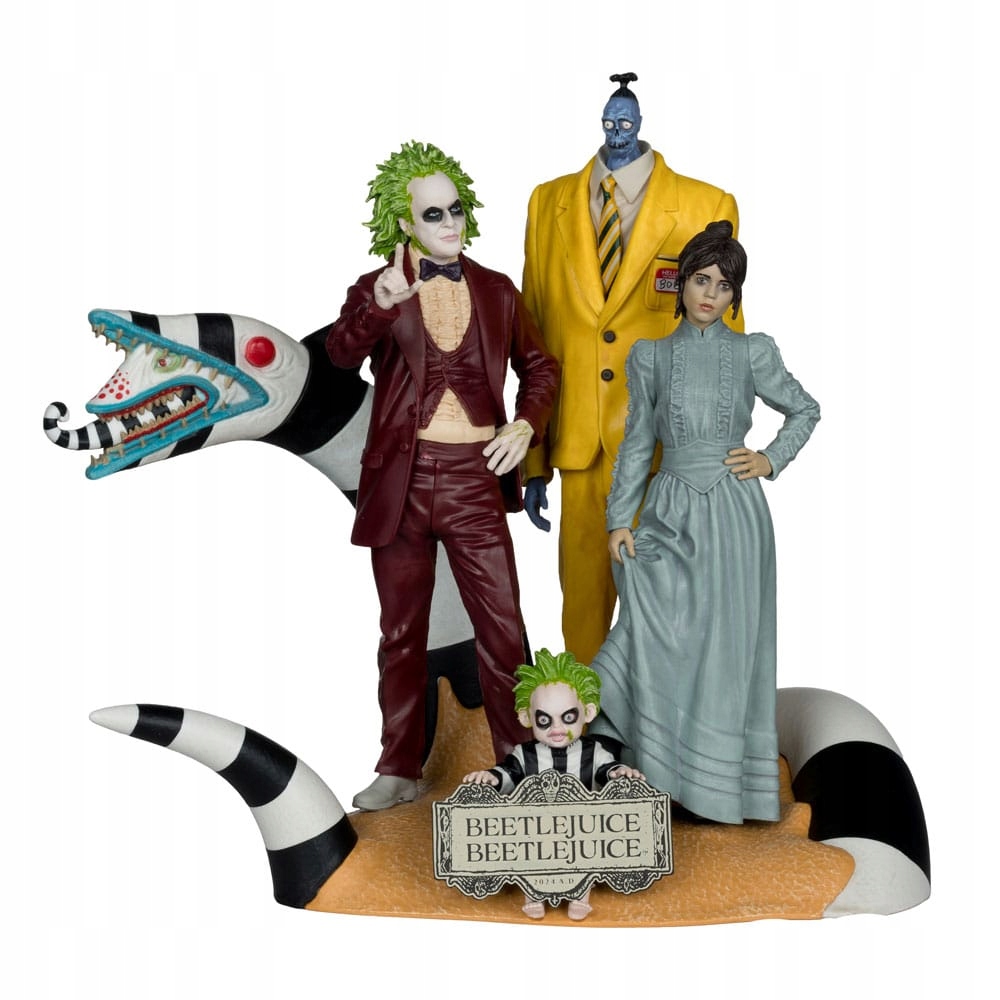 Beetlejuice Beetlejuice Movie Maniacs Pvc soška 15 cm 4 kusy