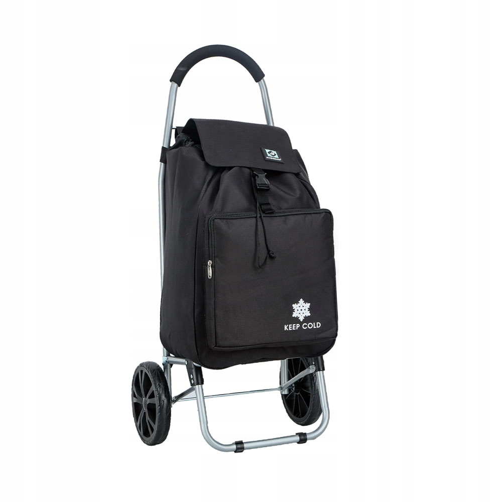 Vozík nákupní taška na velkých kolečkách s ložisky, termokapsa 50 l