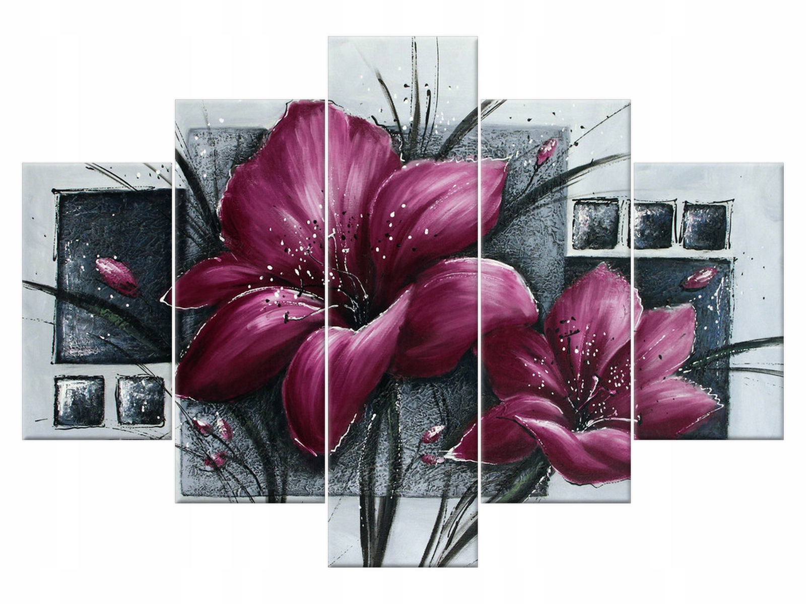 

Obraz Tryptyk Makowy duet 150x105 Kwiaty 2355A_5H