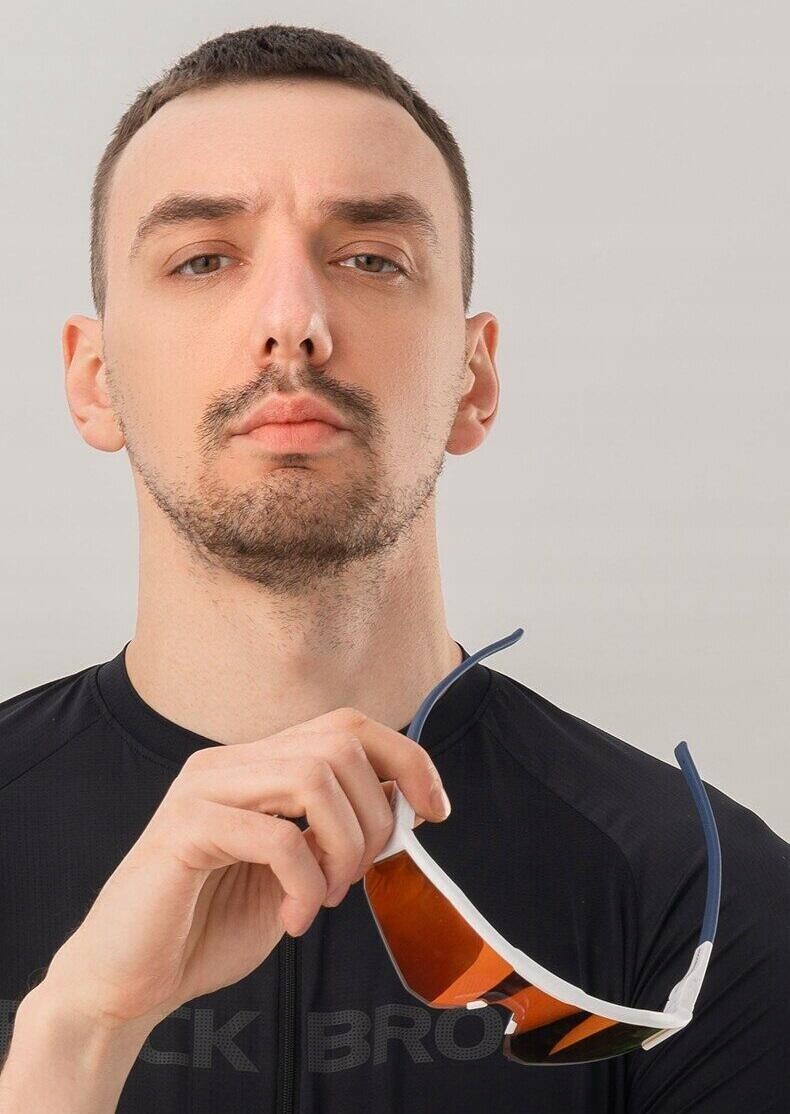 Białe ROWEROWE Okulary PRZECIWSŁONECZNE Polaryzacyjne ROCKBROS lustrzanki Model SP297-WHITE