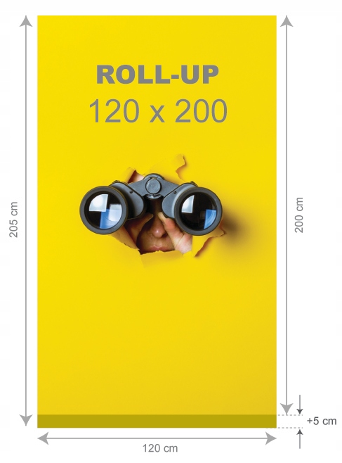 Roll up 120x200 cm STANDARD 1440 dpi Marka inny