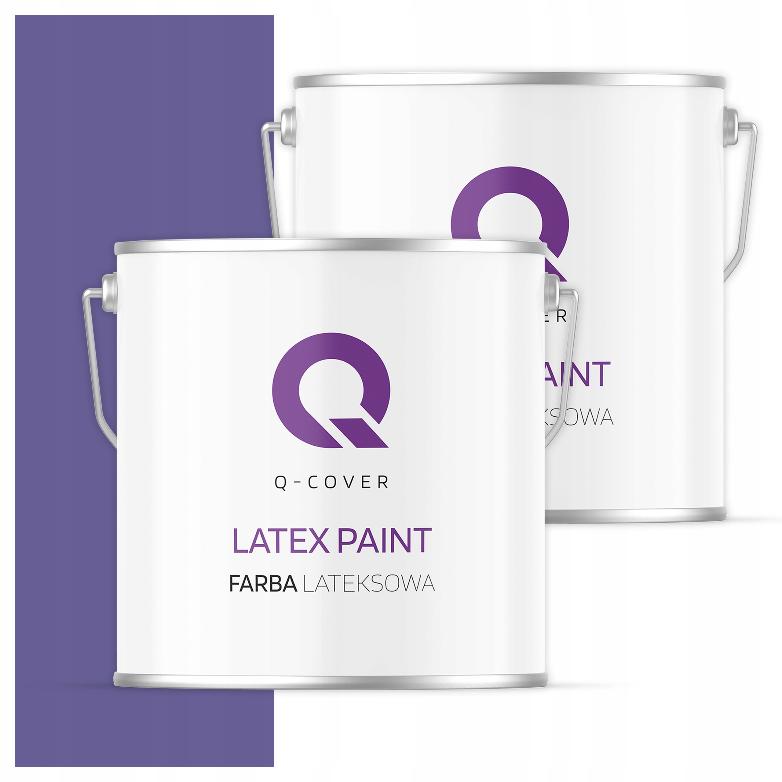 Barva vnitřní stropní barva 5L Hluboká matná barva Fialová Tmavá