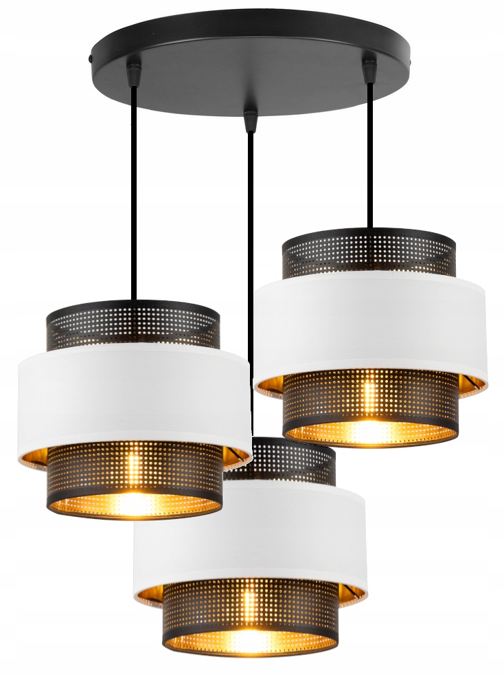 

Nowoczesna Lampa Wisząca Sufitowa Żyrandol Abażur